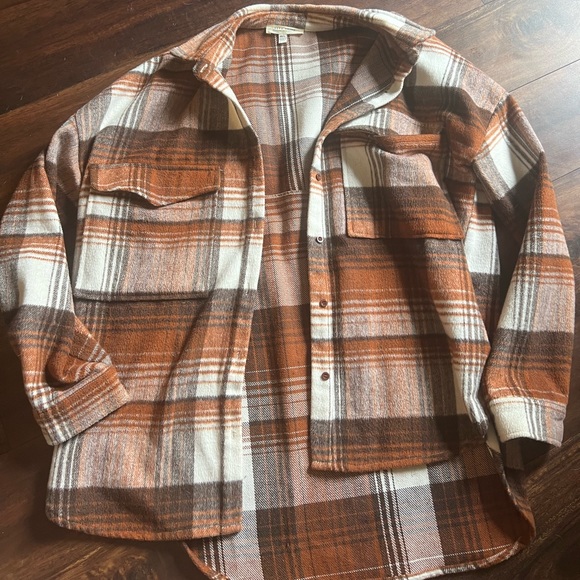 Neutral brown flannel - Picture 1 of 6